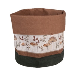 [LFJ50] Breadbasket Beige Brown Ø 15x16 cm
