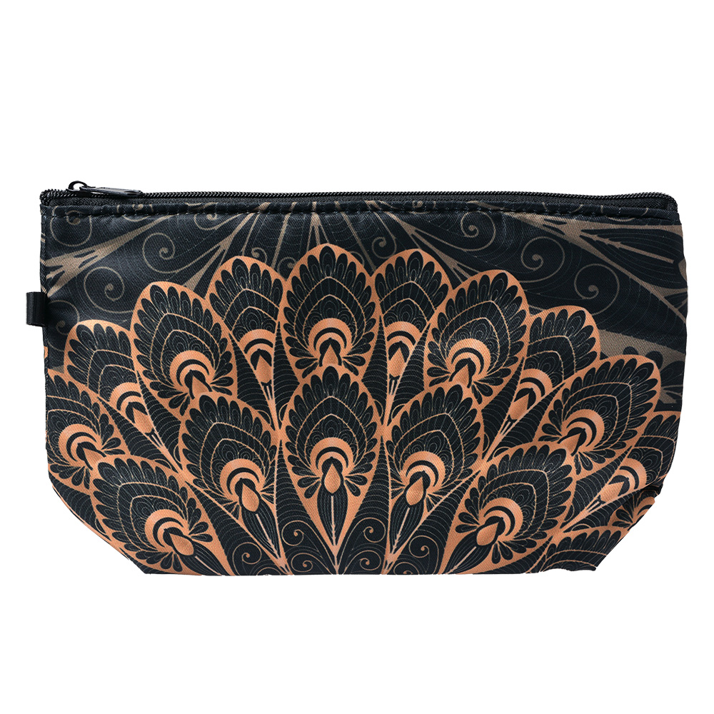 Trousse de toilette pour femmes Noir, Beige 22x13x18 cm