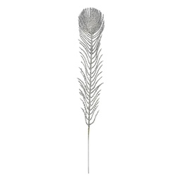[66161ZI] Decoratie veer 7x1x42 cm