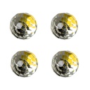 Doorknob Set of 4 Transparent Ø 4x5 cm / S3 cm