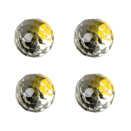 [64864] Türknopf 4er Set Transparent Ø 4x5 cm / S3 cm