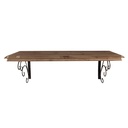 Wall Rack Brown 105x35x35 cm