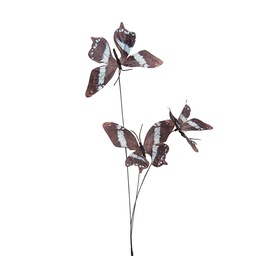 [50887] Decoratie tak met vlinders 10x10x65 cm