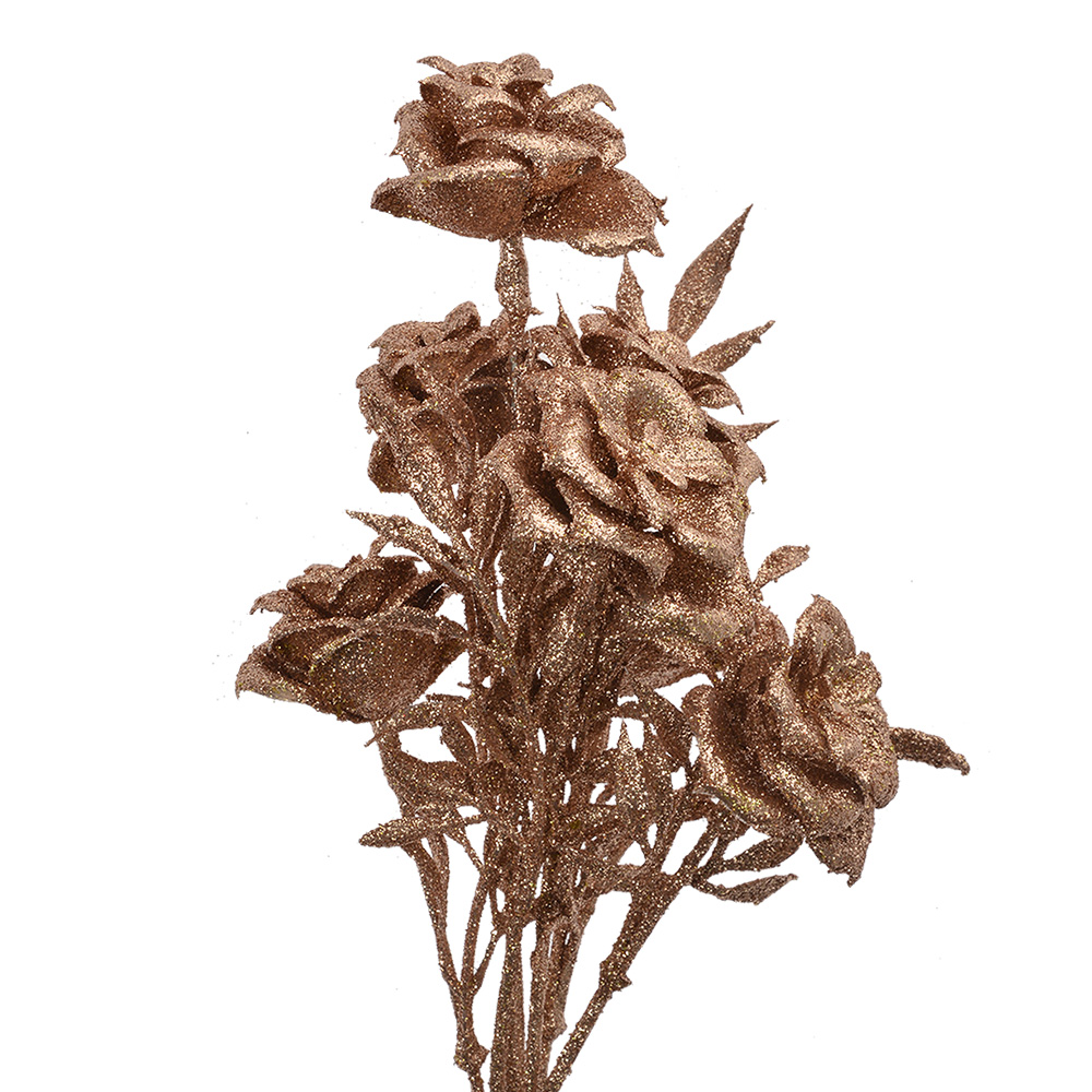 Decoratie tak met bloemen 11x8x33 cm