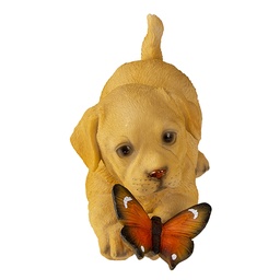 [6PR3361] Image de décoration Chien Marron 20x8x11 cm