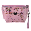 Toilettas 23x13 cm roze