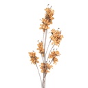 Decorative Artificial Branch with flowers Yellow Brown 14x16x120 cm