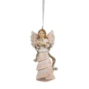 Decorative Hanger Angel Pink 4x3x10 cm