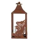 Lanterna Marrone 15x15x37 cm