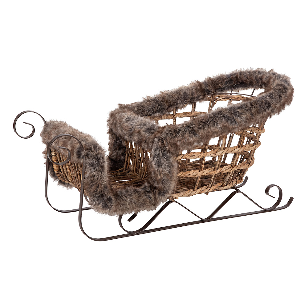 Decoratie slee 60x24x28 cm