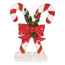 Decoration candy cane Red White 19x8x25 cm