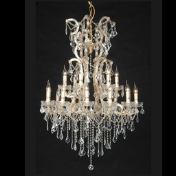 [5LL-CR16] Lustre Argent Ø 85x120/230 cm E14/max 18x40W