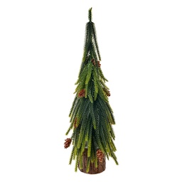 [65577] Künstlicher Weihnachtsbaum Grün 12x12x38 cm