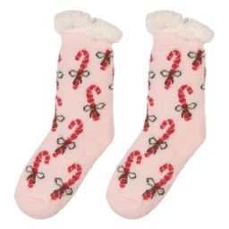 [JZSK0047] Chaussettes Rose Rouge one size