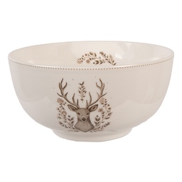 [GTWBO] Soup Bowl Beige Brown Ø 14x7 cm / 500 ml