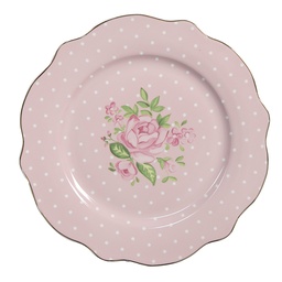 [SWRDP-1] Assiette pour le Petit Déjeuner Rose Ø 20x2 cm