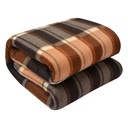 Plaid Beige Braun 180x200 cm
