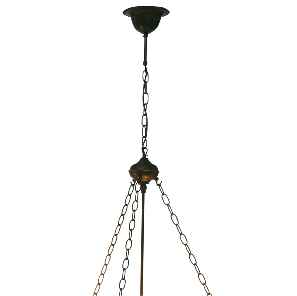 Ceiling Pendant Tiffany Brown 100 cm E27/max 3x60W