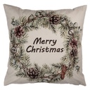 Cushion filled Beige Green 45x45x4 cm
