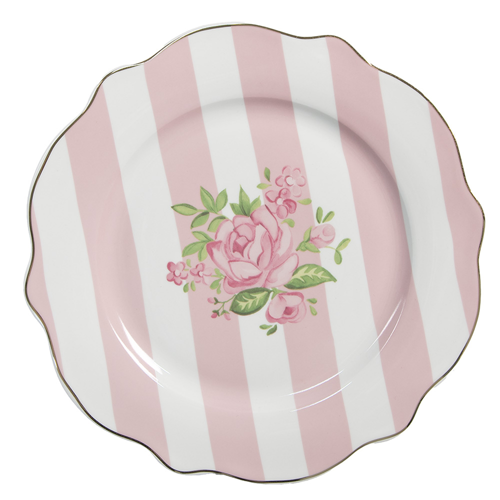 Piatto da Colazione Rosa Ø 20x2 cm