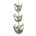 Decorazione pendente uccelli Verde 7x5x16 cm