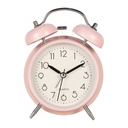Alarm Clock Analog Pink 12x6x17 cm / 1xAA