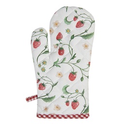 [WIS44] Oven Mitt White, Red, Green 18x30 cm