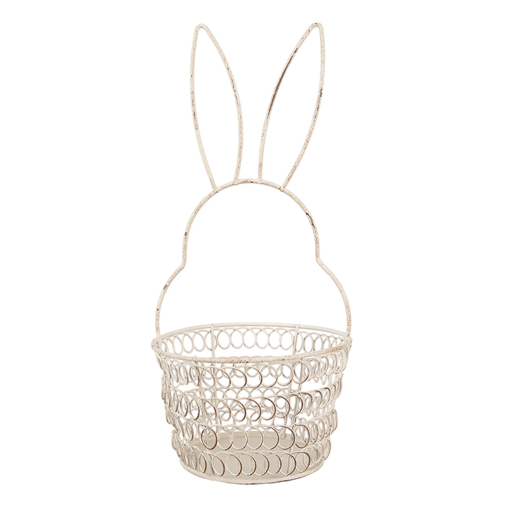 Panier Lapin Blanc Ø 12x27 cm