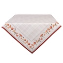 Tovaglia Beige Marrone 100x100 cm