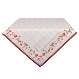 [AUL01] Nappe Beige Marron 100x100 cm