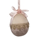 Anhänger Ei Beige Rosa Ø 14x18 cm