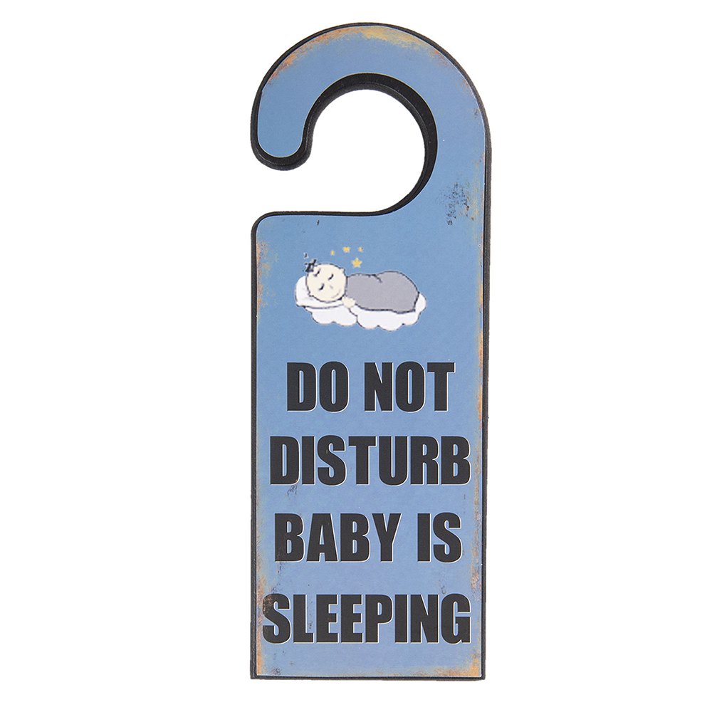 Textschild Mehrfarbig 11x1x30 cm