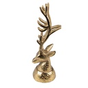 Statua Decorativa Renna Oro 8x7x20 cm