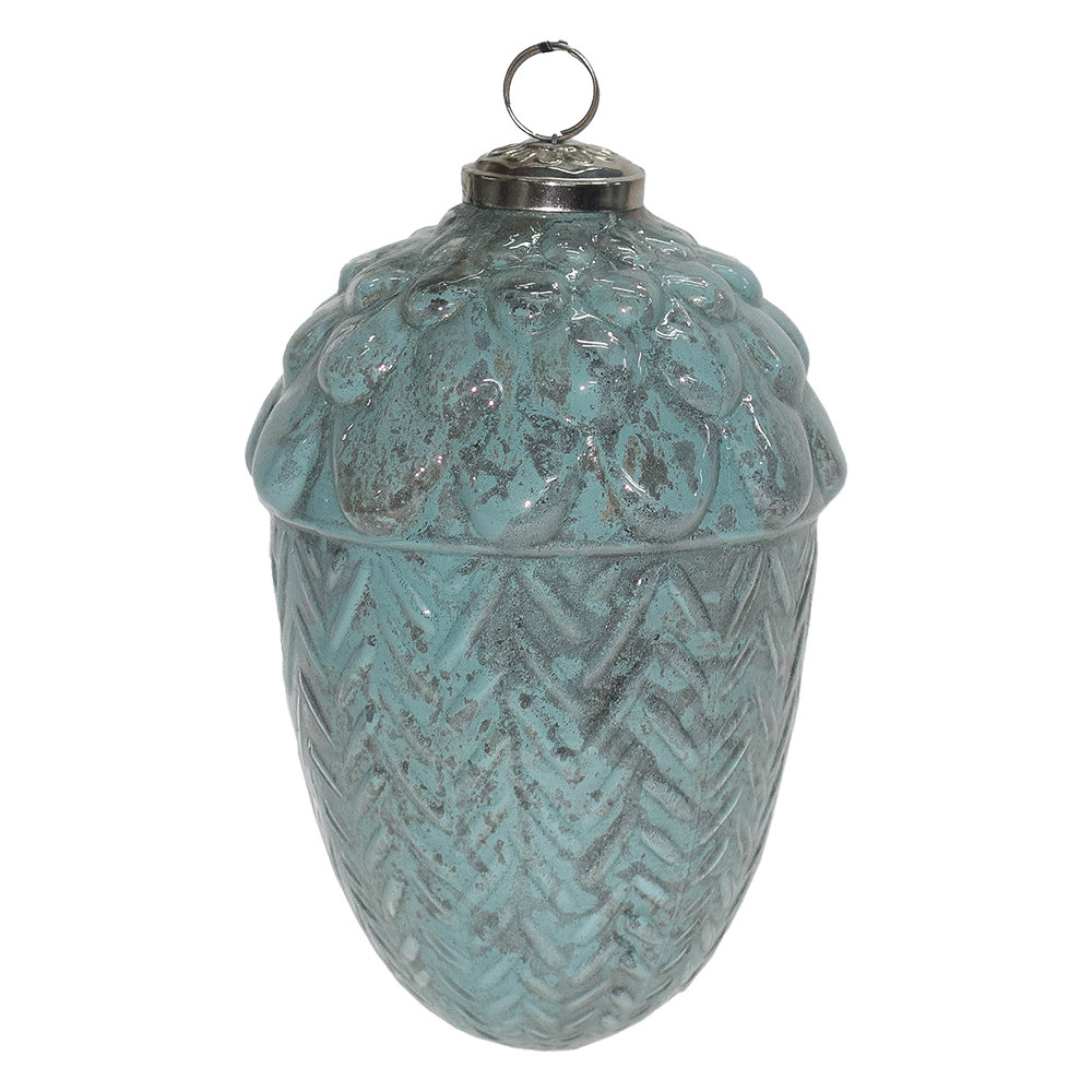Boule de Noël Secousse Vert Ø 10x16 cm