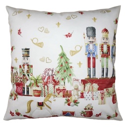 [KT021.327] Cushion Cover Red, White 45x45 cm