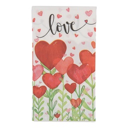 [73106] Papierservietten Weiß Rot 33x40 cm (20)
