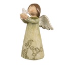 Statue Natalizie Angeli Verde 7x6x12 cm