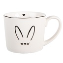 Tasse Blanc Noir 12x8x7 cm / 275 ml