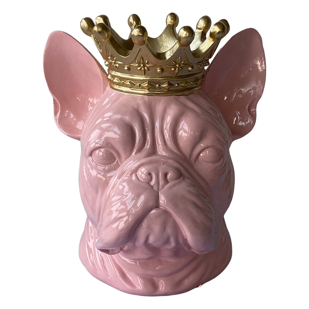 Decoratie hond 18x16x20 cm