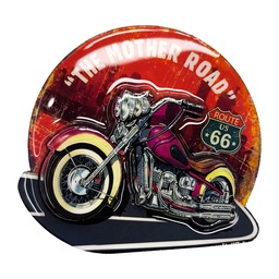 [66876] Decorative Magnet Red 7x1x10 cm
