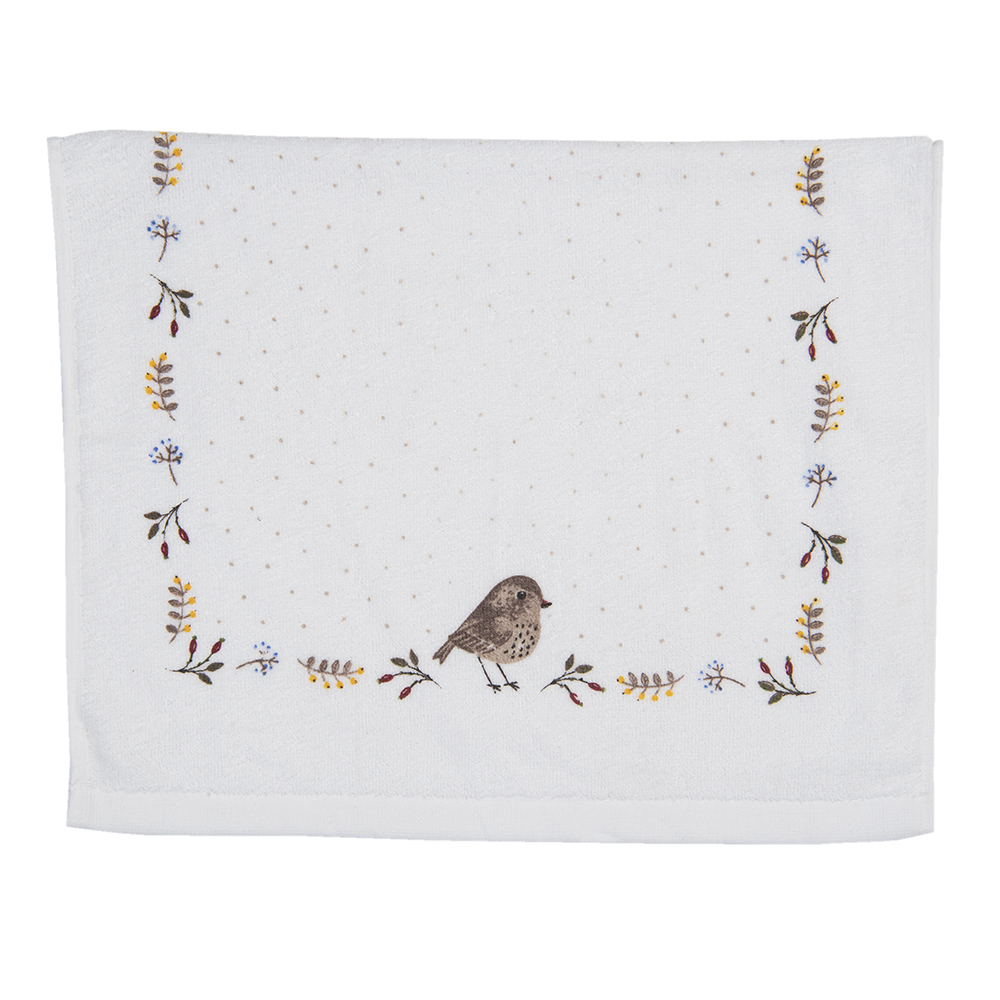 Asciugamano Ospite Beige, Marrone 40x66 cm