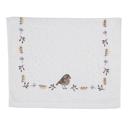 [CTSP] Serviette dinvité Beige, Marron 40x66 cm