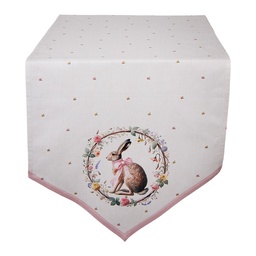 [EWC65] Table Runner Beige Brown 50x160 cm
