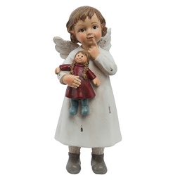 [6PR1134] Statue Natalizie Angeli Bianco 6x5x14 cm