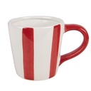 Tazza Bianco Rosso 13x9x9 cm / 250 ml