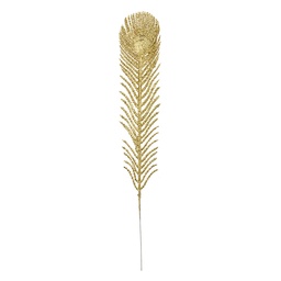[66161GO] Decoratie veer 7x1x42 cm