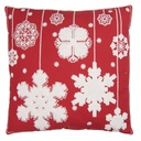 Cuscino imbottito Rosso Bianco 45x5x45 cm