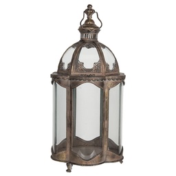 [5Y0739] Lanterne Cuivre 34x32x69 cm