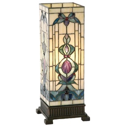 [5LL-9220] Tafellamp Tiffany 18x18x45 cm E27/max 1x40W