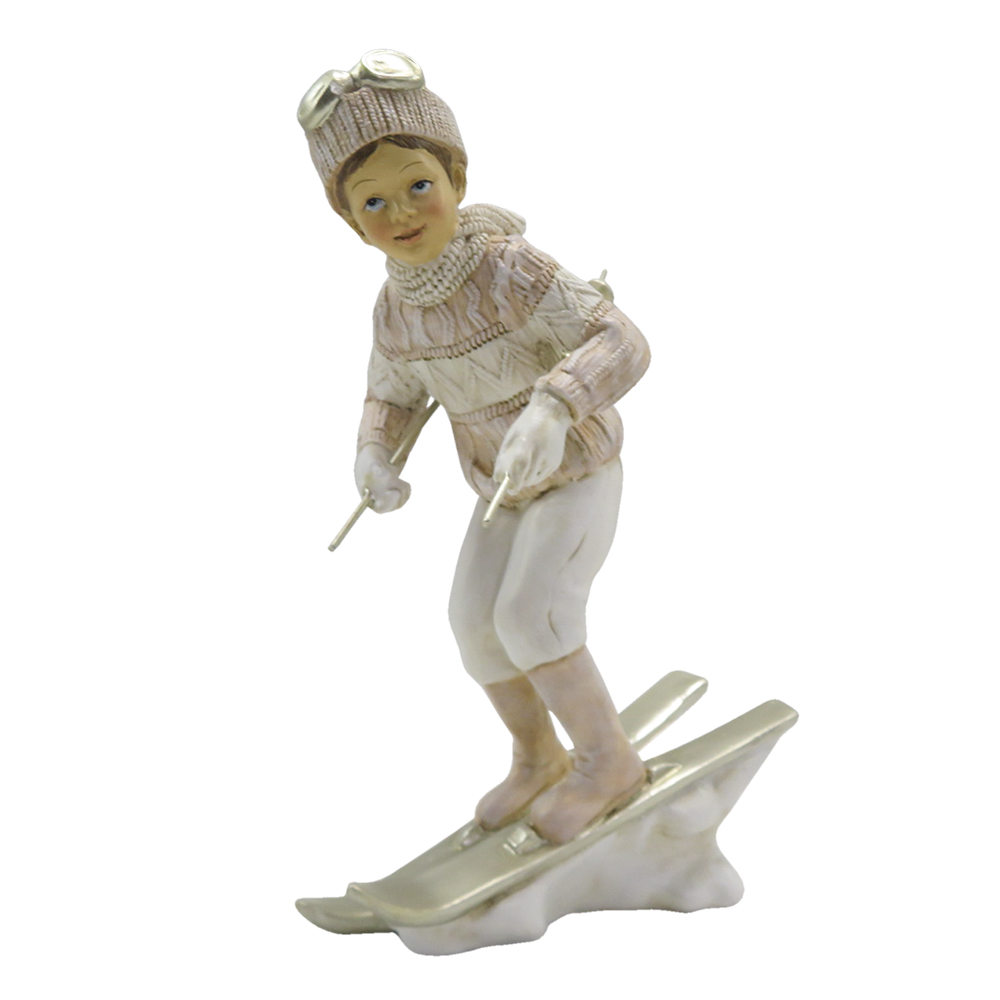 Image de décoration Enfant Rose Blanc 12x8x19 cm